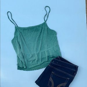 American eagle cropped tank top